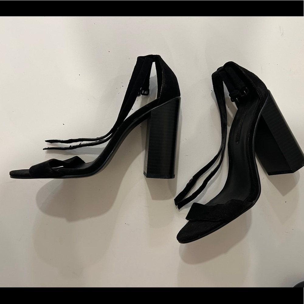 Zara sandal block heel